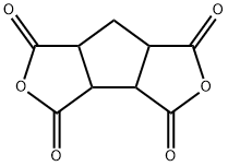 1,2,3,4-环戊四羧酸二酐 结构式