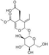 木樨榄苷-11-甲酯 结构式