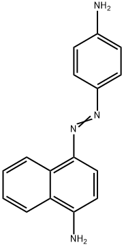 4-[(4-氨苯基)偶氮]-1-萘胺 结构式