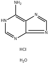 腺嘌呤盐酸盐 结构式