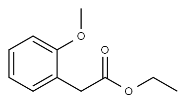 2-(2-甲氧基苯基)乙酸乙酯 结构式