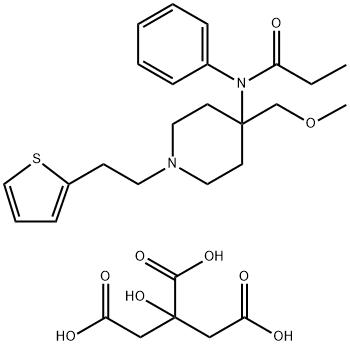 柠檬酸舒芬太尼 结构式