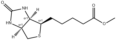 D-生物素甲酯 结构式