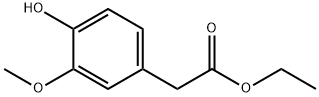 4-羟基-3-甲氧基苯基乙酸乙酯 结构式