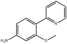 Benzenamine, 3-methoxy-4-(2-pyridinyl)- (9CI) 结构式