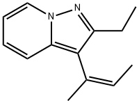 Pyrazolo[1,5-a]pyridine, 2-ethyl-3-[(1Z)-1-methyl-1-propenyl]- (9CI) 结构式