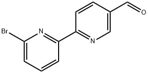 6'-溴-[2,2'-联吡啶]-5-甲醛 结构式