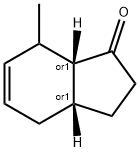 1-Indanone,3a,4,7,7a-tetrahydro-7-methyl-,cis-(7CI) 结构式