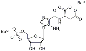 N-Succinyl-5-aMinoiMidazole-4-carboxaMide Ribose 5'-Phosphate DibariuM Salt 结构式