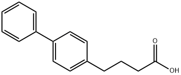 4-(4-联苯)丁酸 结构式