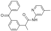 吡酮洛芬 结构式