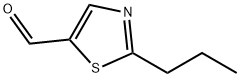 2-丙基噻唑-5-甲醛 结构式