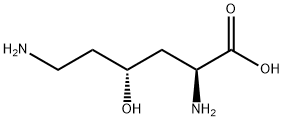 THREO-4-HYDROXY-L-LYSINE 结构式