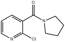 2-氯-3-(1-吡咯烷基羰基)吡啶 结构式