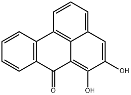 5,6-Dihydroxy-7H-benz[de]anthracen-7-one 结构式