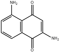 2,5-Diamino-1,4-naphthoquinone 结构式