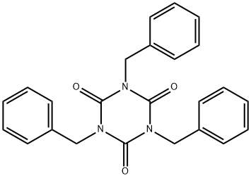 1,3,5-tribenzyl-1,3,5-triazine-2,4,6(1H,3H,5H)-trione  结构式