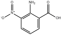 2-氨基-3-硝基苯甲酸 结构式