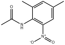 4-乙酰氨基-5-硝基间二甲苯 结构式