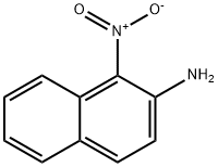 1-硝-2-萘胺 结构式