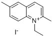 1-ETHYL-2.6-DIMETHYLQUINOLINIUM IODIDE 结构式