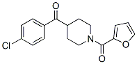 Piperidine, 4-(4-chlorobenzoyl)-1-(2-furanylcarbonyl)- (9CI) 结构式