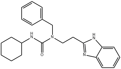 Urea, N-[2-(1H-benzimidazol-2-yl)ethyl]-N-cyclohexyl-N-(phenylmethyl)- (9CI) 结构式