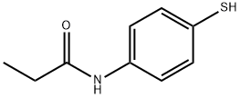 Propanamide,  N-(4-mercaptophenyl)- 结构式