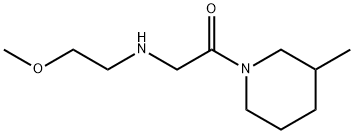 Piperidine, 1-[[(2-methoxyethyl)amino]acetyl]-3-methyl- (9CI) 结构式