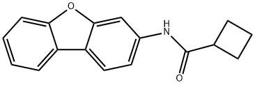 Cyclobutanecarboxamide, N-dibenzofuran-3-yl- (9CI) 结构式