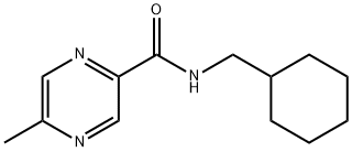 Pyrazinecarboxamide, N-(cyclohexylmethyl)-5-methyl- (9CI) 结构式
