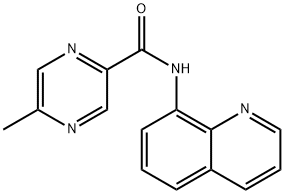 Pyrazinecarboxamide, 5-methyl-N-8-quinolinyl- (9CI) 结构式