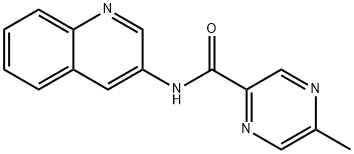 Pyrazinecarboxamide, 5-methyl-N-3-quinolinyl- (9CI) 结构式