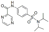 Pyrazinecarboxamide, N-[4-[[bis(1-methylethyl)amino]sulfonyl]phenyl]- (9CI) 结构式