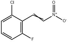 1-(2-氯-6-氟苯基)-2-硝基乙烯 结构式