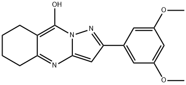 Pyrazolo[5,1-b]quinazolin-9-ol, 2-(3,5-dimethoxyphenyl)-5,6,7,8-tetrahydro- (9CI) 结构式