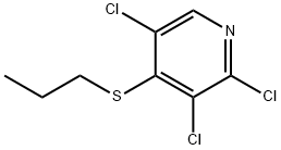 2,3,5-trichloro-4-(propylthio)pyridine 结构式