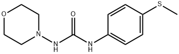 Urea, N-[4-(methylthio)phenyl]-N-4-morpholinyl- (9CI) 结构式