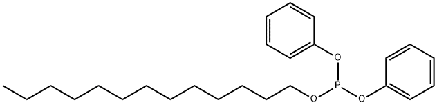 亚磷酸二苯基十三烷酯 结构式
