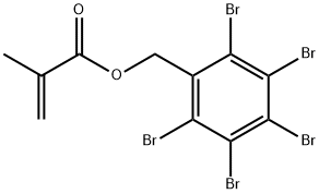 五溴苄基甲基丙烯酸酯 结构式