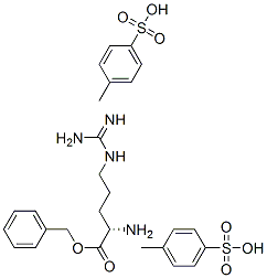 O-benzyl-L-arginine bis(toluene-p-sulphonate) 结构式
