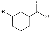 3-羟基环己烷羧酸 (CIS-, TRANS-混合物) 结构式