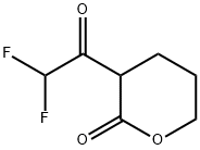 2H-Pyran-2-one, 3-(difluoroacetyl)tetrahydro- (9CI) 结构式