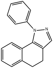 1-PHENYL-4,5-DIHYDRO-1H-BENZO[G]INDAZOLE 结构式
