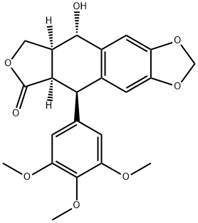 异苦鬼臼毒素 结构式