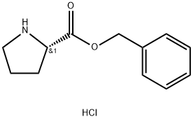 (S)-吡咯烷-2-羧酸苄酯盐酸盐 结构式
