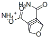 azanium 5-carbamoyl-7-oxabicyclo[2.2.1]hept-2-ene-6-carboxylate 结构式