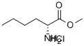 D-正亮氨酸甲酯盐酸盐 结构式