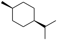 顺-1-异丙基-4-甲基环己烷 结构式