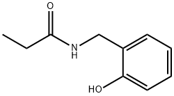 Propanamide,  N-[(2-hydroxyphenyl)methyl]- 结构式